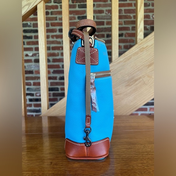 Dooney & Burke Pebble Grain Crossbody, Sky Blue - Picture 4 of 11